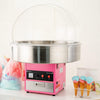 COVER ONLY: Hi Tek 28 X 15 Inch Cover for 28 Inch Cotton Candy Machine 1 Durable Candy Floss Machine Cover - Machine Sold Separately Handy Cut Out Acrylic Cotton Candy Dome Cover