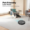 S1 Robot Vacuum Cleaner Slim 120Mins Runtime 2-In-1 Robot Sweeping or Mopping Self-Charging Wifi&App&Remote Control Robotic Vacuum Cleaner for Home Pet Hair Hard Floors,Black