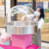 COVER ONLY: Hi Tek 28 X 15 Inch Cover for 28 Inch Cotton Candy Machine 1 Durable Candy Floss Machine Cover - Machine Sold Separately Handy Cut Out Acrylic Cotton Candy Dome Cover