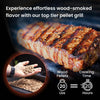 ZPG 550B2 2024 Upgrade Wood Pellet Smoker, 8 in 1 BBQ Grill with Latest PID Technology LCD Controller, Auto Temperature Control, Meat Probe, 553 Sq in Black