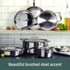 BD005714 Brushed D5 Stainless Steel 5-Ply 14-Piece Cookware Set