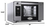 Half Size Digital Convection Oven - Bakerlux GO