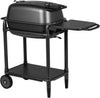 PK300-BCX Portable Charcoal BBQ Grill and Smoker, Aluminum Outdoor Kitchen Cooking Barbecue Grill for Camping, Backyard Grilling, Park, Tailgating, Graphite/Black