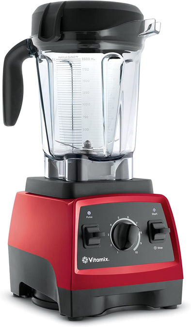 , Red 7500 Blender, Professional-Grade, 64 Oz. Low-Profile Container