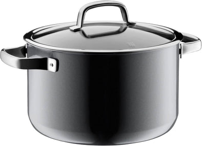 W0514485290 Two-Handed Pot, 9.4 Inches (24 Cm), Compatible with Gas Fire, Fusion Tech Mineral High Casserole, Waterless Cooking, Platinum