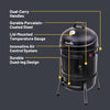 ® 20" Bullet Charcoal Smoker, Black - 18202076