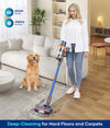 Cordless Vacuum Cleaner, 550W/45Kpa Stick Vacuum with Touch Screen, MAX 65Mins Runtime Vacuum Cleaner for Home, Anti-Tangle & Auto Mode, Wireless Vacuum for Pet Hair Carpet Hardwood Floor