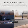 S8+ Robot Vacuum, Sonic Mop with Self-Empty Dock, Stores up to 60-Days of Dust, Auto Lifting Mop, Ultrasonic Carpet Detection, 6000Pa Suction, Black