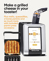 R180B High-Speed Touchscreen Toaster, 2-Slice Smart Toaster with Patented Instaglo Technology &  Toastie Panini Press