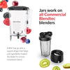 Connoisseur 825 Black Food Blender with Sound Enclosure and 2 Wildside+ Jars, 42 Preprogrammed Cycles, 2750 Ml Capacity