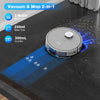 Robot Vacuum and Mop with Lidar Navigation L9000, 4000Pa Robotic Vacuum Cleaner, 150Min Max, Smart Mapping, Good for Pet Hair, Carpet, Hard Floor