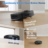 DEEBOT N30 Omni Robot Vacuum and Mop, 10000Pa Suction, Truedge Adaptive Edge Mopping, Zerotangle 2.0 Technology, Hot Air-Drying, Self-Emptying, Auto-Lift Mopping, Obstacle Avoidance