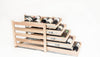 Wine Logic In-Cabinet Sliding Tray Wine Rack, 30-Bottle, Solid Maple Wood, Unstained with Clear Satin Lacquer Finish