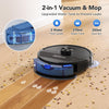 Robot Vacuum and Mop Combo 4500Pa Max Suction with Lidar Navigation Smart Mapping, 145 Min Runtime Customized Cleaning Schedule, Works with Alexa/Wifi/App, Great for Pet Hair, Carpet, Hard Floor