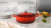 Enameled Cast Iron Signature round Wide Dutch Oven, 6.75 Qt., Sea Salt