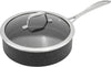 Made in Italy, Granitium Notte 10-Piece Nonstick Cookware Set, Black