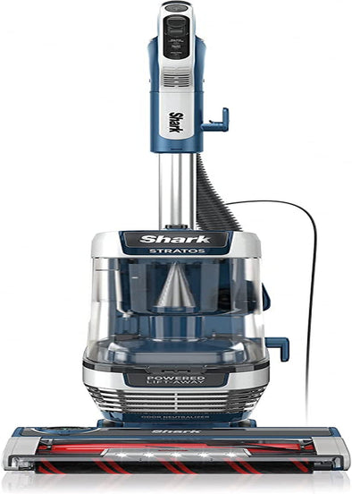 AZ3002 Stratos Upright Vacuum with Duoclean Powerfins, Hairpro, Powered Lift-Away, Self-Cleaning Brushroll, & Odor Neutralizer Technology, Navy