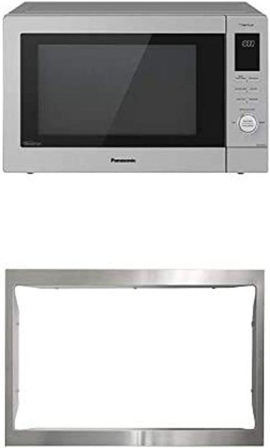 Home Chef NN-CD87KS 4-In-1 Microwave Multi-Oven & Microwave Trim Kit NN-TK81KCS (Silver)