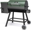 Wood Pellet Grill & Smoker 8-In-1 Pellet Grill with Automatic Temperature Control, & Rain Cover 456 Sq. in Area for Backyard Camping Outdoor