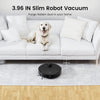 Intelligent Vacuum Cleaner Robot, Self-Charging Robot Vacuum with Schedule, Lidar Navigation, Wi-Fi/App, 133 Mins Runtime, 2000Pa Suction, Hard Floor Automatic Vacuum for Pet Hair, Low-Pile Carpet