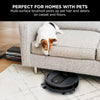 RV912S EZ Robot Vacuum with Self-Empty Base, Bagless, Row-By-Row Cleaning, Perfect for Pet Hair, Compatible with Alexa, Wi-Fi, Dark Gray