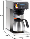 38700.0011 Axiom-Dv-Tc Dual Voltage Commercial Thermal Coffee Brewer, Black/Stainless (120V Standard)