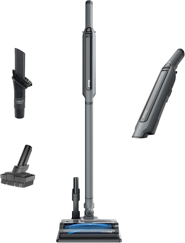 WS620 Wandvac System Ultra-Lightweight Powerful Cordless Stick Vacuum with Boost Mode, Charging Dock, Graphite