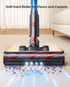 Cordless Vacuum Cleaner 40Kpa, 450W Stick Vacuum Cleaner, up to 55 Mins Runtime, Self-Standing Vacuum Cleaner with Wall Mount Charging, Scented Card, for Furniture, Carpet, Pet Hair, Hard Floor