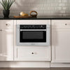 24" 1.2 Cu. Ft. Built-In Microwave Drawer with a Traditional Handle in Stainless Steel