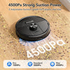 Robot Vacuum and Mop Combo 4500Pa Max Suction with Lidar Navigation Smart Mapping, 145 Min Runtime Customized Cleaning Schedule, Works with Alexa/Wifi/App, Great for Pet Hair, Carpet, Hard Floor