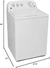 20362 Triple Action Agitator Top-Load Washer, 3.8 Cu. Ft, White