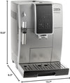 America Dinamica Fully Automatic Coffee and Espresso Machine with Premium Adjustable Frother, Stainless Steel, ECAM35025SB