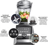 A3500 Ascent Series Smart Blender, Professional-Grade, 48 Oz. Container, Brushed Stainless Finish