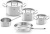 Original-Profi Collection Stainless Steel 8 Piece Set with Metal Lids