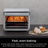 Prestige Smart XL 10-In-1 Air Fry Digital Countertop Convection Toaster Oven with Air Fry, Air Roast, Broil, Bake, Whole Roast, Pizza, Toast, Bagel, & Reheat, 1800 Watts, Stainless Steel, DT501