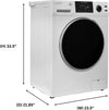 Equator Compact Washer 1.6Cf/15Lbs PET CYCLE 15 Programs 110V (White)