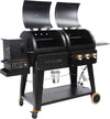 PB1230SP Wood Pellet and Gas Combo Grill, Black