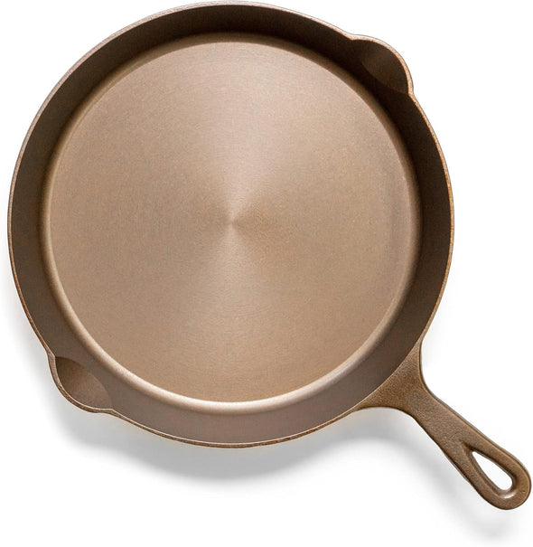 No. 10 Skillet - 11-5/8-Inch Pre-Seasoned Heirloom Pan - Made in USA