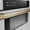 Autograph Edition 30" 1.2 Cu. Ft. Built-In Microwave Drawer in Fingerprint Resistant Stainless Steel with Champagne Bronze Accents