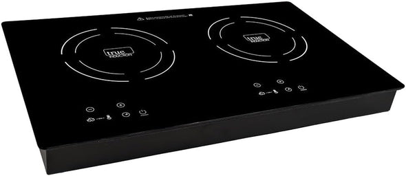 TI-2B 23 In. Dual Element Black Induction Glass-Ceramic Cooktop 1750W 858UL Cert.