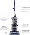 ZD201 Lift-Away Upright Vacuum with Powerfins, Self-Cleaning Brushroll, Anti-Allergen Complete Seal Technology, Eggplant