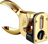 Black and 23Kt Gold Plated Cigar Cutter M-765LN