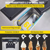 Commercial Ice Cream Machine 5.3 to 7.4Gal per Hour Soft Serve with LED Display Auto Clean 3 Flavors Perfect for Restaurants Snack Bar, 2200W, Sliver