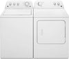 Top-Load 7.0 Cu. Ft. Electric Washer and Dryer Bundle with Wrinkle Guard -White