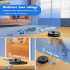 Robot Vacuum and Mop Combo 4500Pa Max Suction with Lidar Navigation Smart Mapping, 145 Min Runtime Customized Cleaning Schedule, Works with Alexa/Wifi/App, Great for Pet Hair, Carpet, Hard Floor