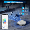 Robot Vacuum and Mop with Lidar Navigation L9000, 4000Pa Robotic Vacuum Cleaner, 150Min Max, Smart Mapping, Good for Pet Hair, Carpet, Hard Floor