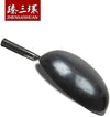 Zhensanhuan Chinese Hand Hammered Iron Woks and Stir Fry Pans, Non-Stick, No Coating, Less Oil, 章丘铁锅，Carbon Steel Pow (Seasoned 36CM)