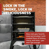 Smoke Vault - Vertical, Propane Meat Smoker for Outdoor Cooking of Meat, Pies & More - 150°F to 350°F Range - 24"