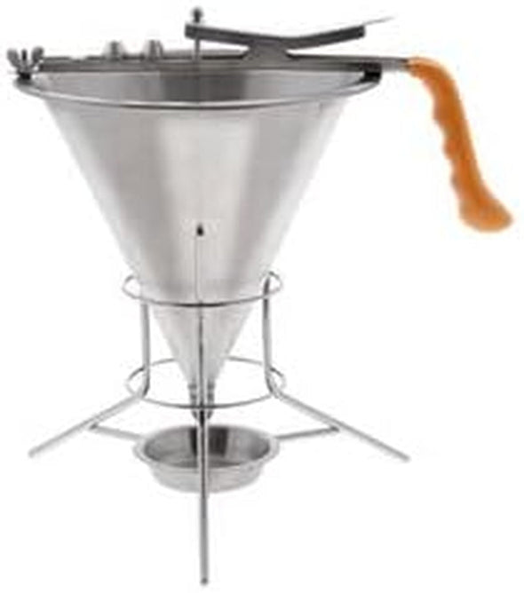 Stainless Steel Confectionery Funnel, 8-1/2-Inch