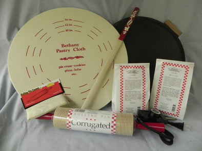 8 Piece Lefse Starter Kit, Non-Stick Grill